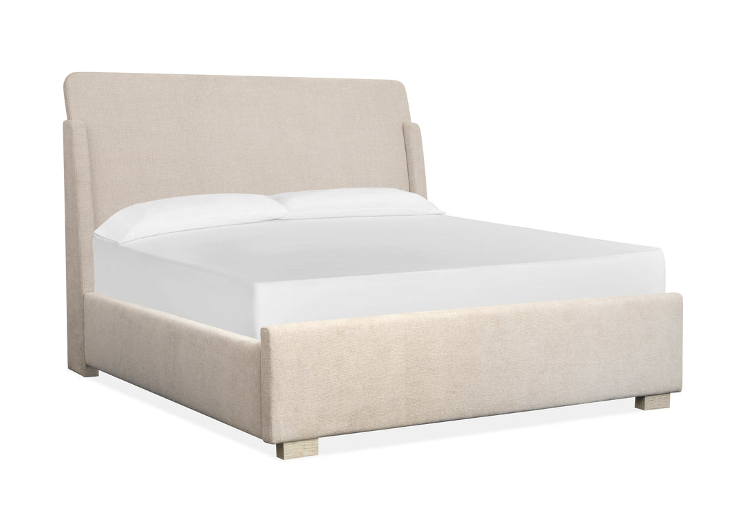 Lorelei Misty Cloud California King Upholstered Sleigh Bed - B5893-72