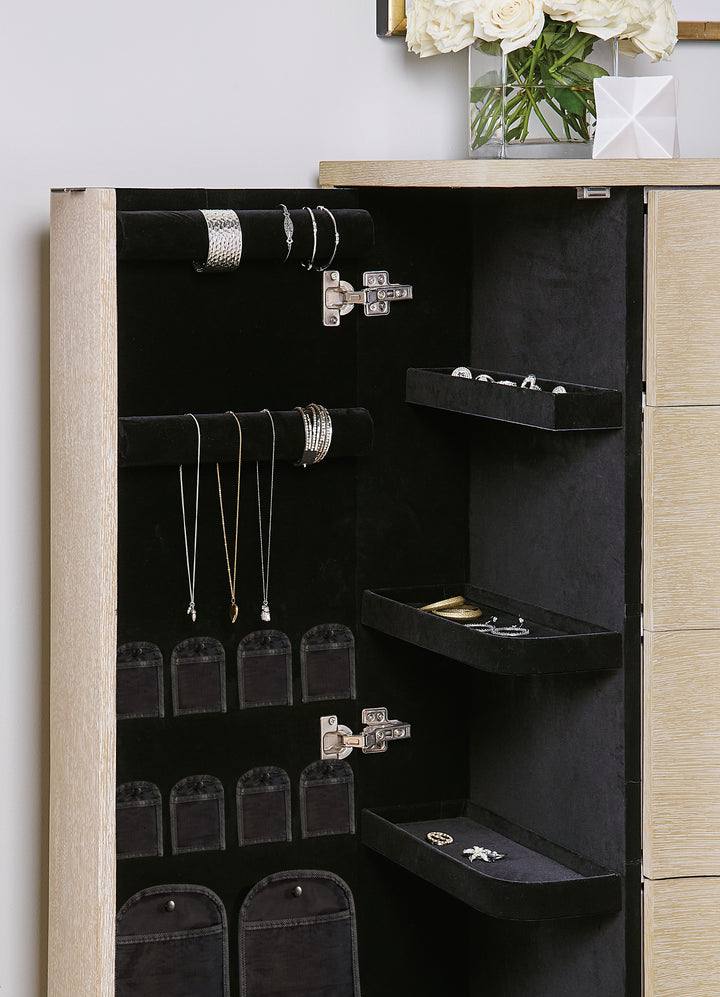 American Home Furniture Hooker Furniture Nouveau Chic Five Drawer Chest