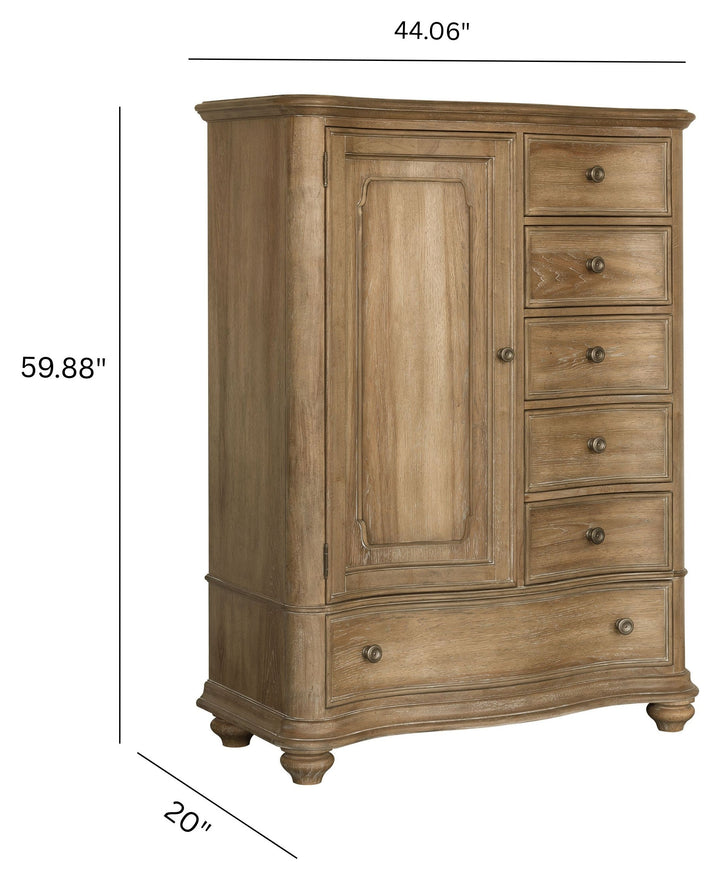 Weston Hills Flax Seed Door Chest - P293125
