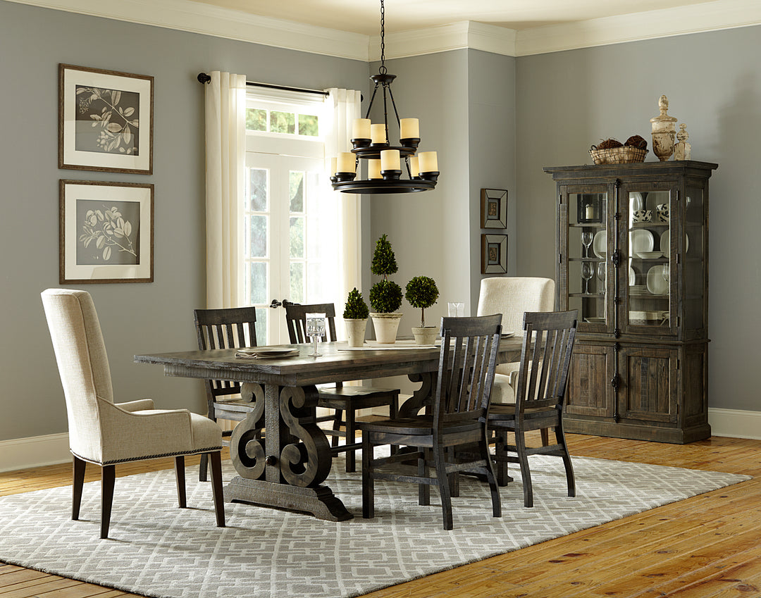 Bellamy Peppercorn Extendable Rectangular Dining Table - D2491-20