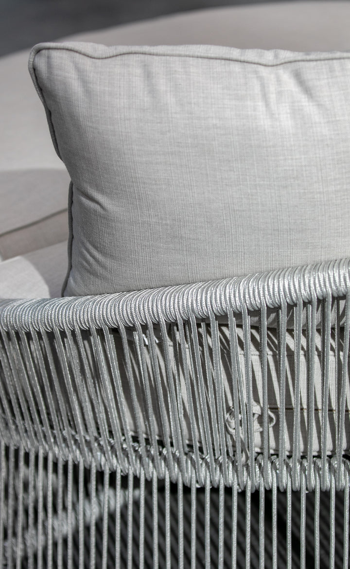 Miami Daybed in Dupione Celeste w/ Self Welt