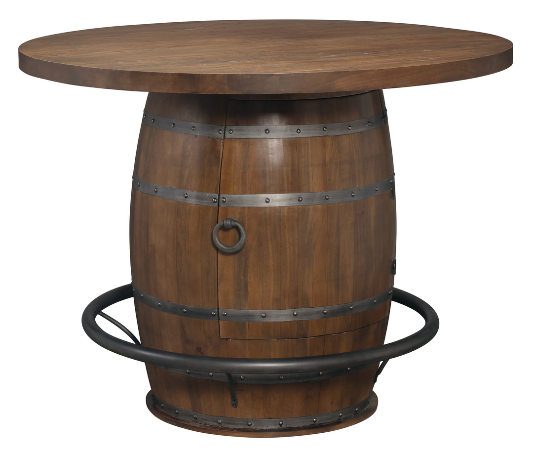 American Home Furniture | Howard Miller - Whiskey Barrel Pub Table