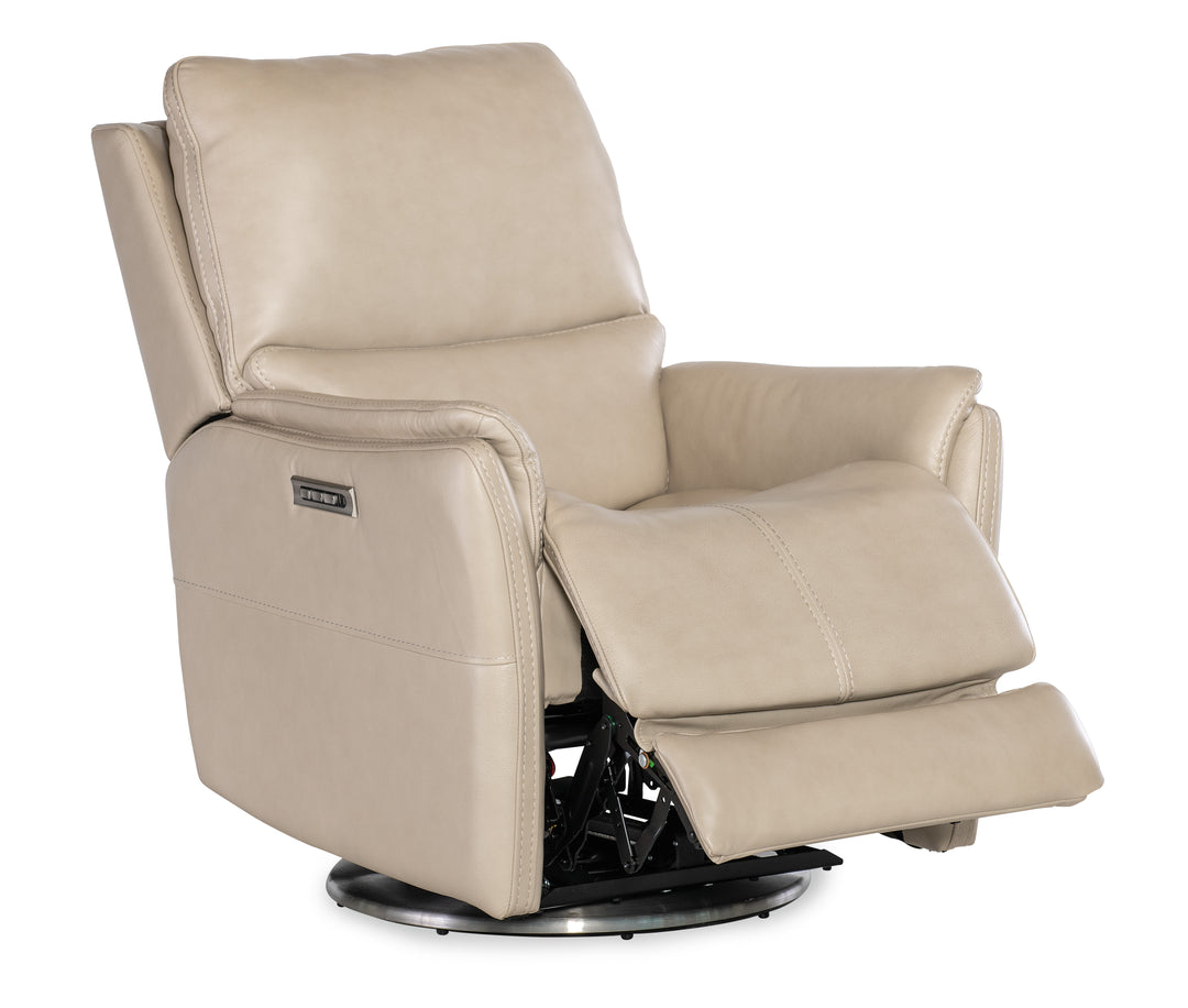 American Home Furniture | Hooker Furniture - Soiree Zero Gravity Swivel w/Power Headrest and Lumbar