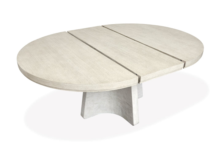 Lorelei Misty Cloud Extendable 54" Round Dining Table - D5893-24