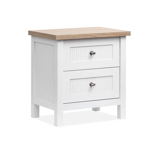 Windmill Harbour White Whisp And Sand Drawer Nightstand - B6313-01