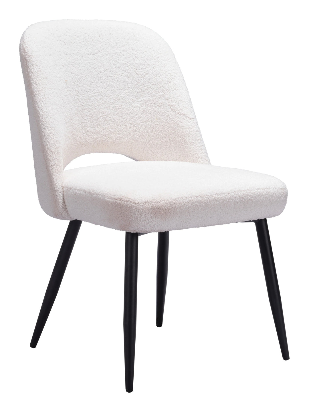 Teddy Dining Chair (Set of 2) Ivory - AmericanHomeFurniture