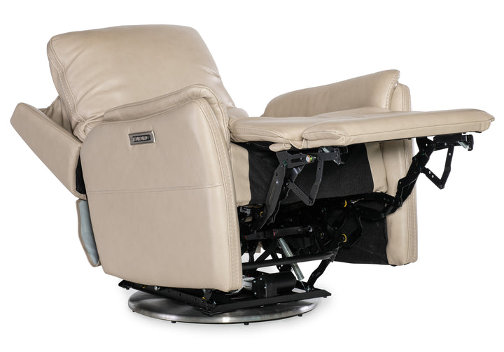 American Home Furniture | Hooker Furniture - Soiree Zero Gravity Swivel w/Power Headrest and Lumbar