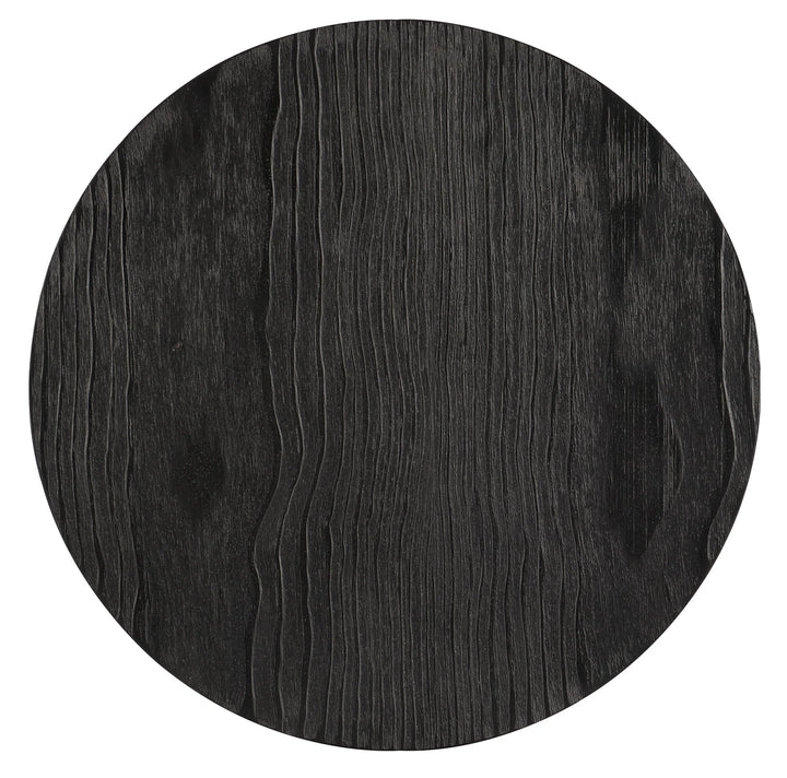 American Home Furniture Hooker Furniture Chapman Shou Sugi Ban Side Table
