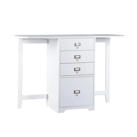 SEI Furniture Drop-Leaf Desk w/ Storage DESKS