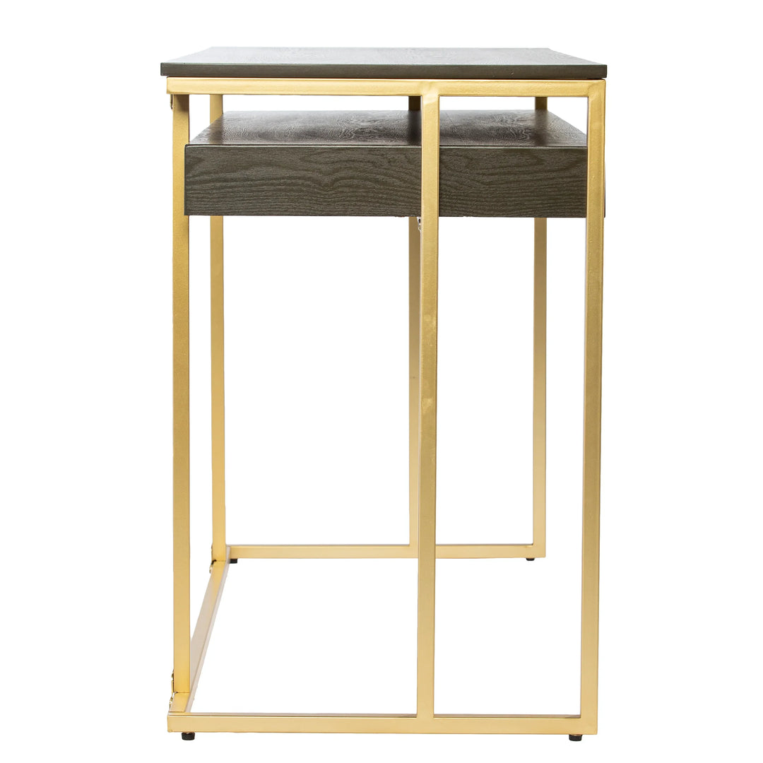 Kinlord Writing Desk w/ Storage - AmericanHomeFurniture