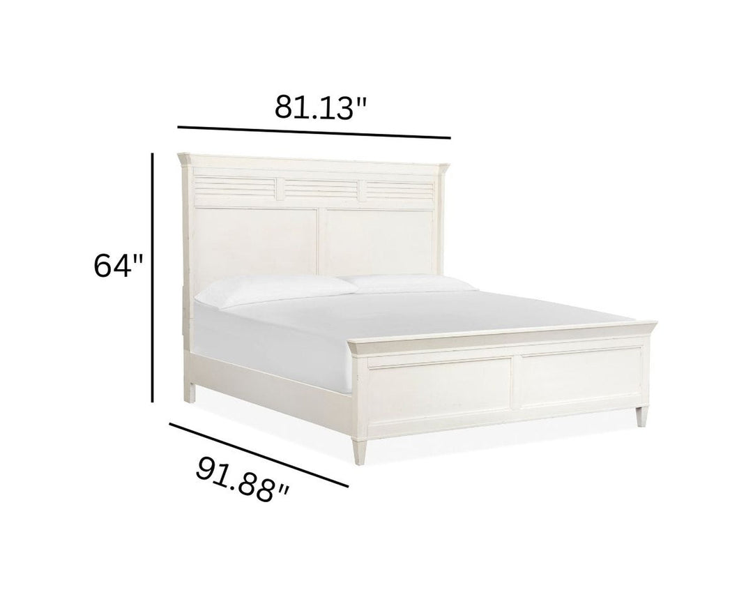 Echo Isles Sea Pearl And Driftwood Classic Panel Bed