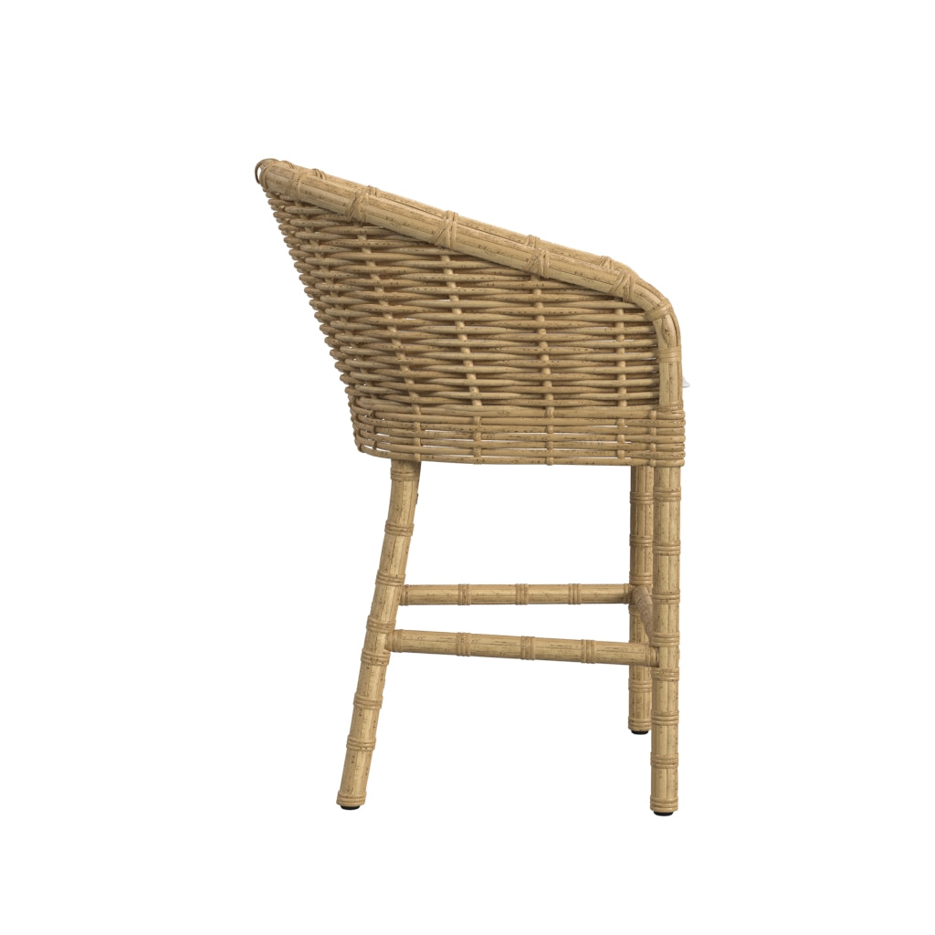 Playa Counter Stool in Soothe Pearl w/ Flange Welt