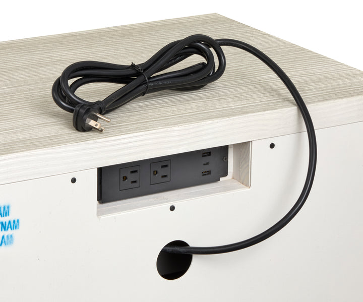 Lorelei Misty Cloud Drawer Nightstand - B5893-01