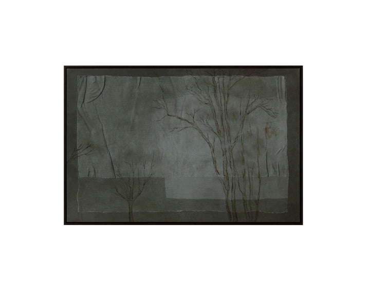 60" X 40" - Brown Floater Frame - Green