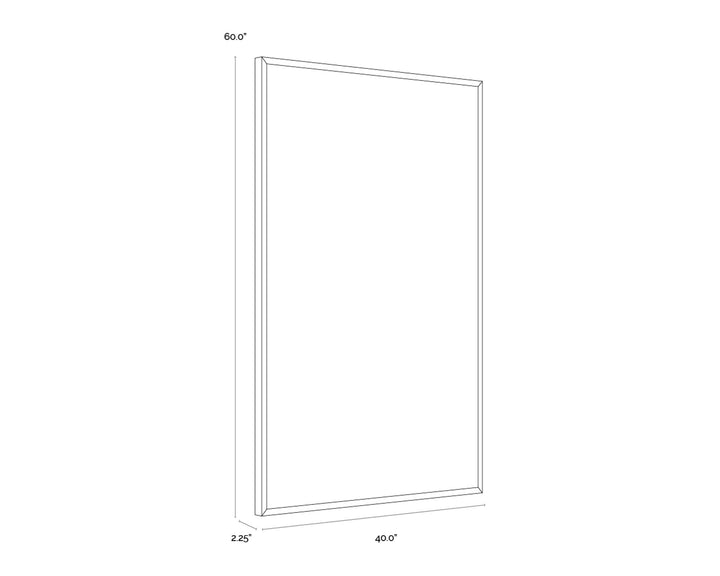 40" X 60" - Black Floater Frame