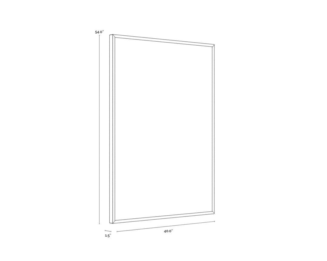 40" X 54" - Black Floater Frame