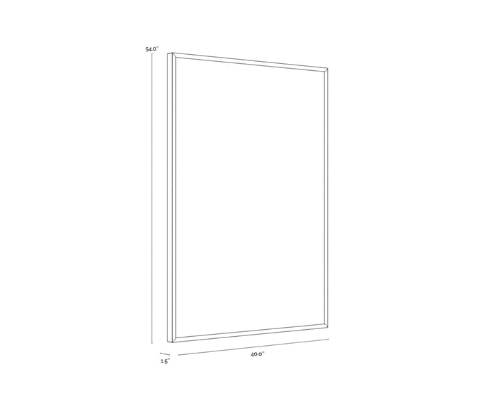 40" X 54" - Black Floater Frame