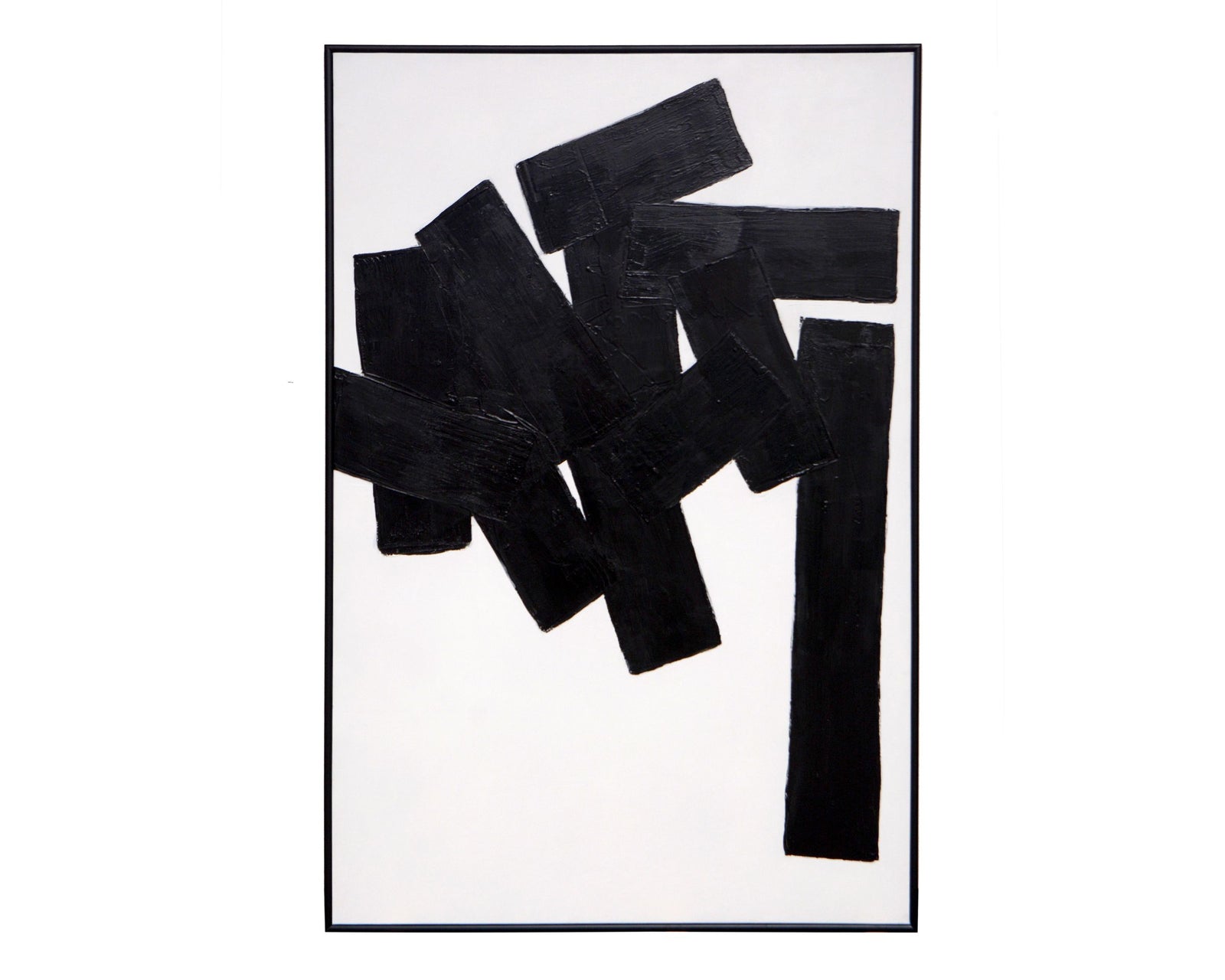 48" X 72" - Black Floater Frame