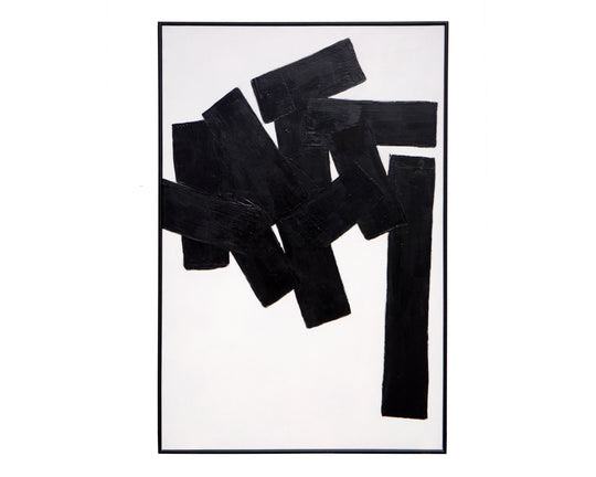 48" X 72" - Black Floater Frame