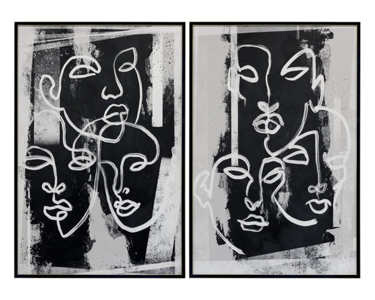 40" X 60" - Black Floater Frame