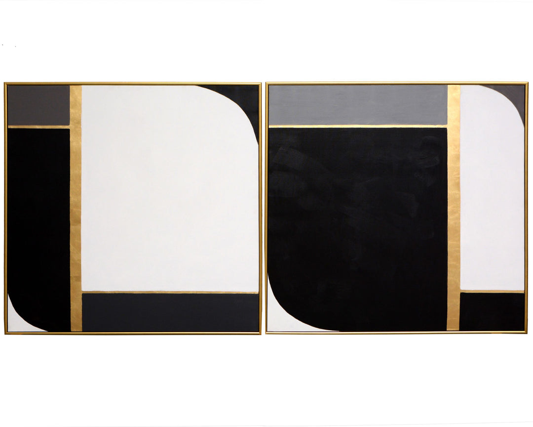 48" X 48" - Gold Floater Frame