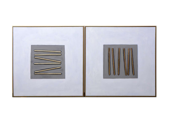 48" X 48" - Gold Floater Frame