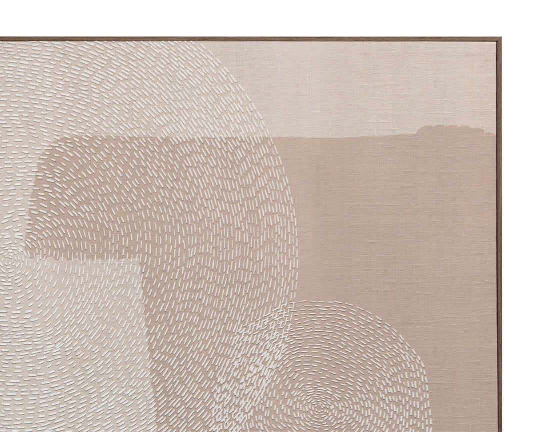 72" X 48" - Light Brown Floater Frame