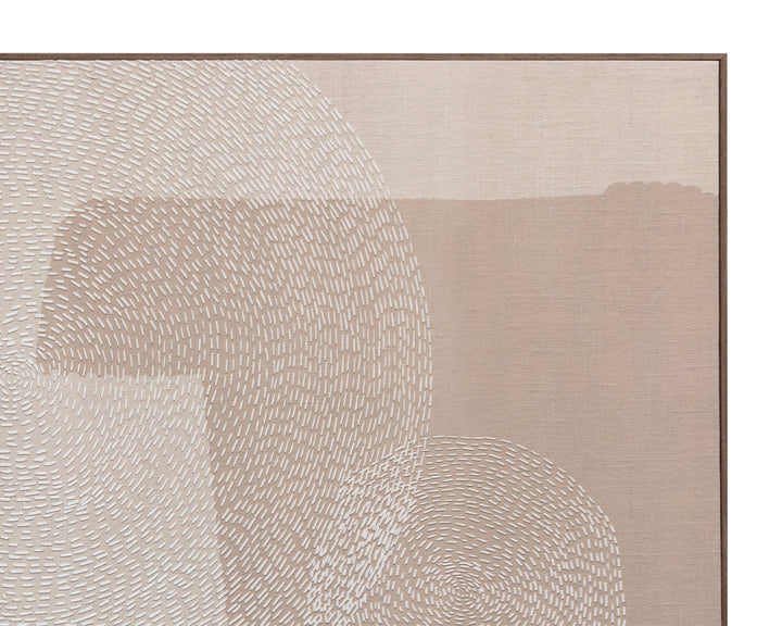 72" X 48" - Light Brown Floater Frame