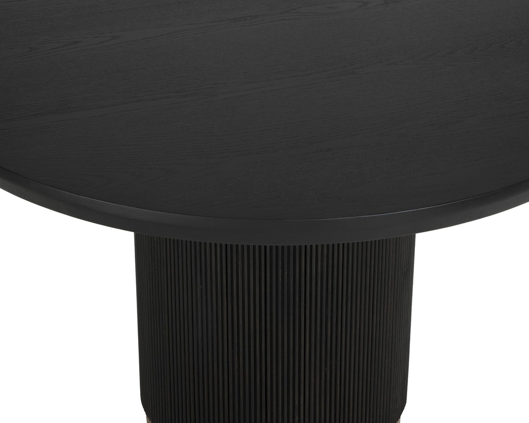 Round - Charcoal - 48"