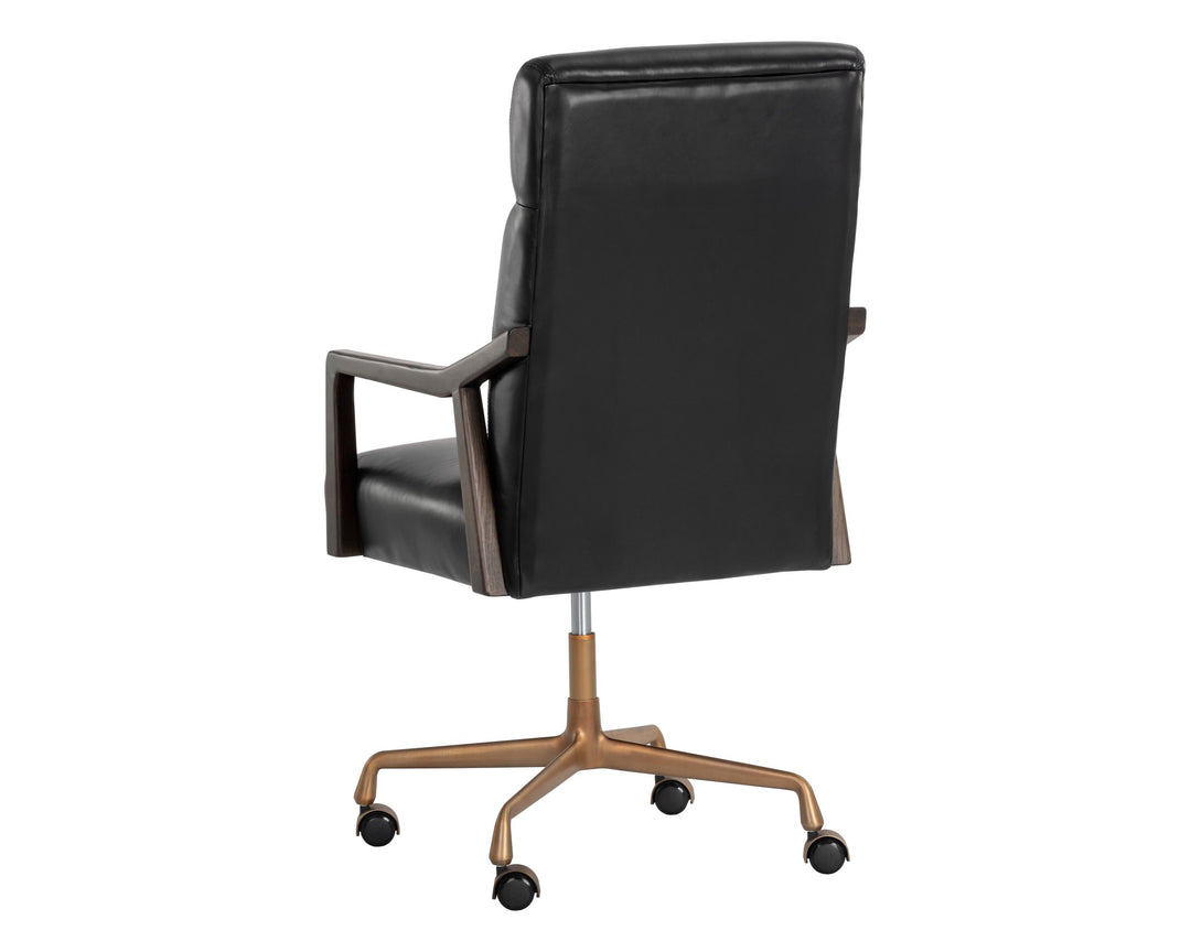 Brown - Cortina Black Leather