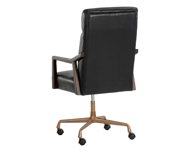 Brown - Cortina Black Leather