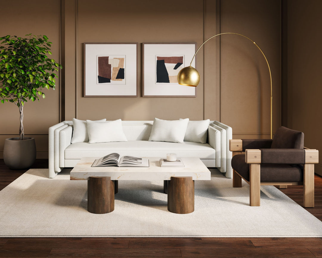 40" X 40" - Dark Brown Frame