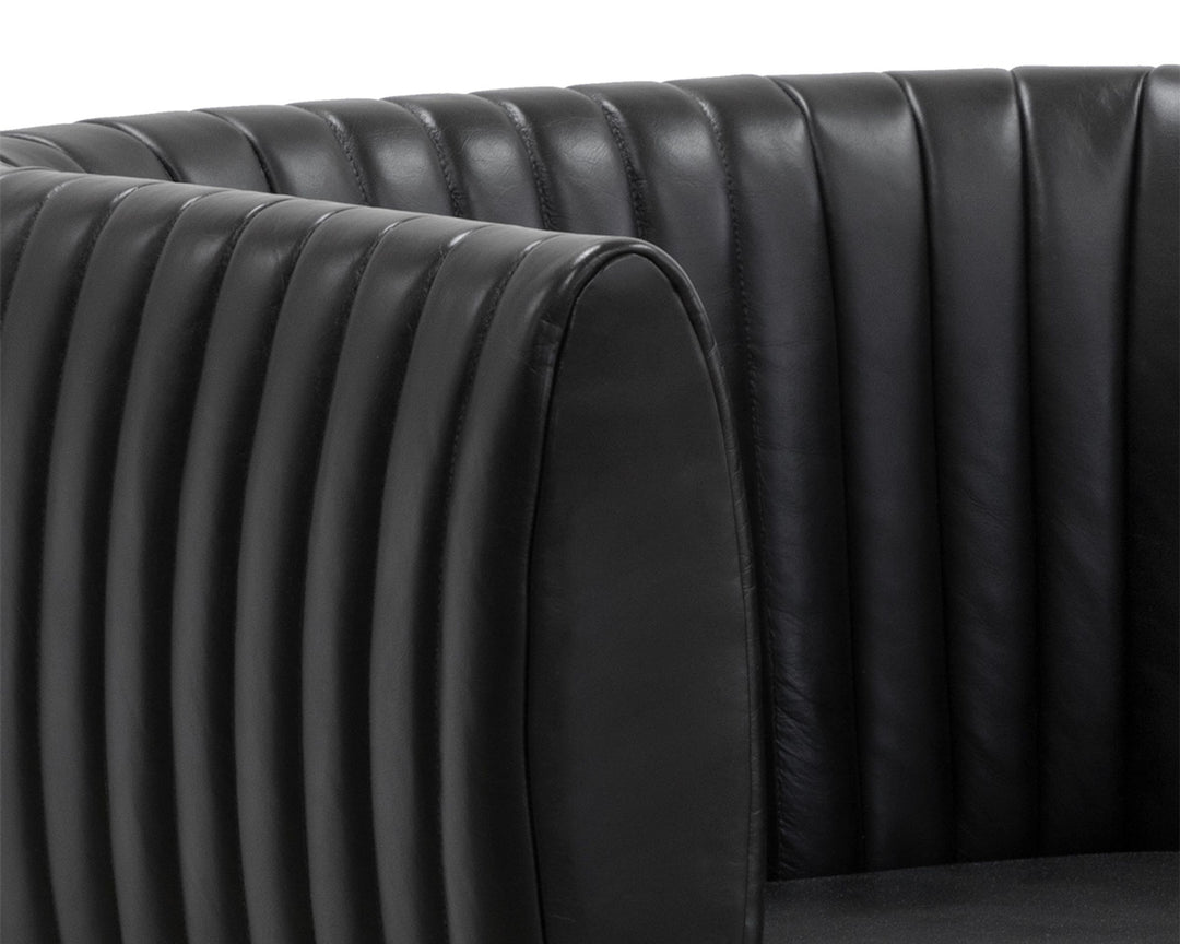 Vintage Black Night Leather