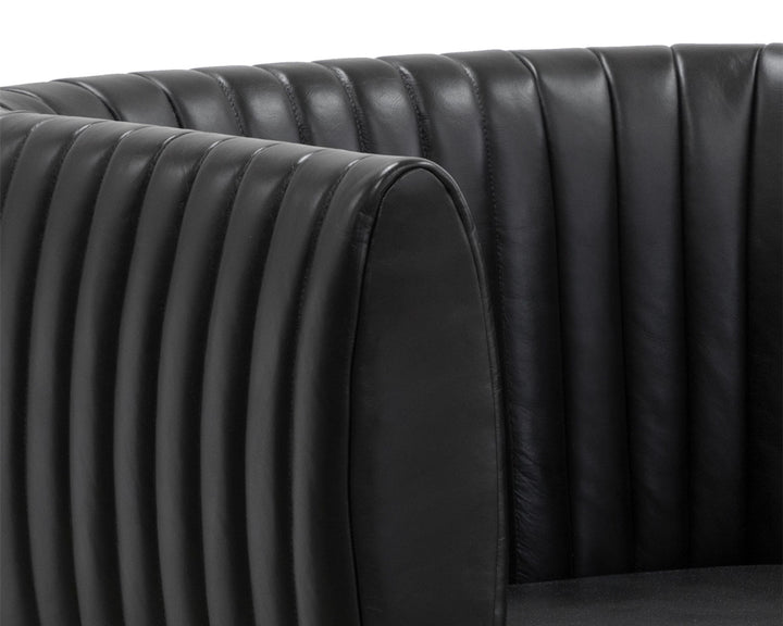 Vintage Black Night Leather