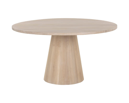 Round - Light Oak - 54"