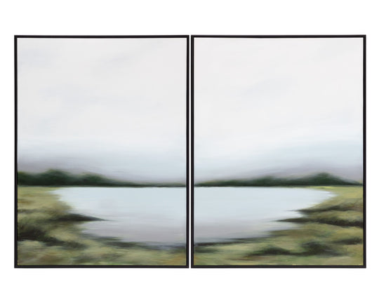 36" X 48" - Black Floater Frame
