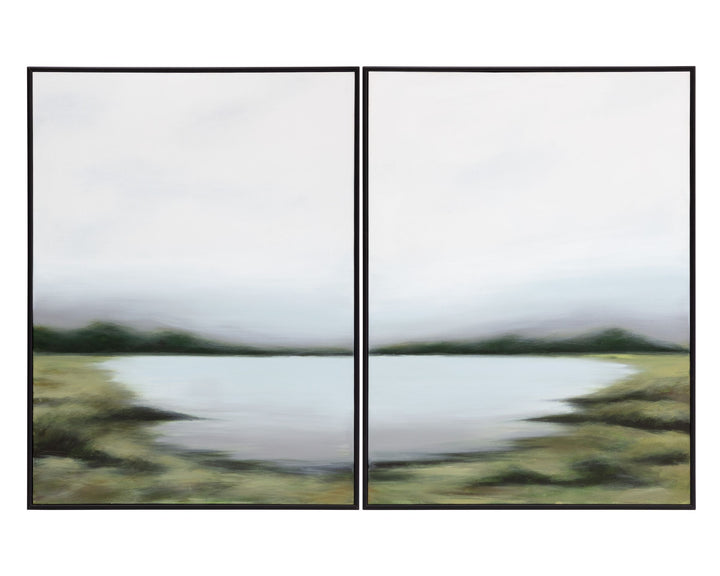 36" X 48" - Black Floater Frame