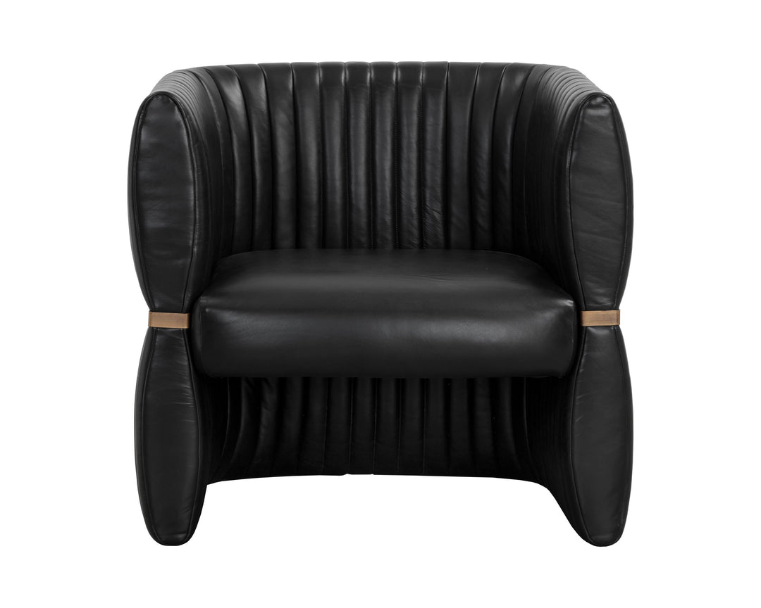 Vintage Black Night Leather