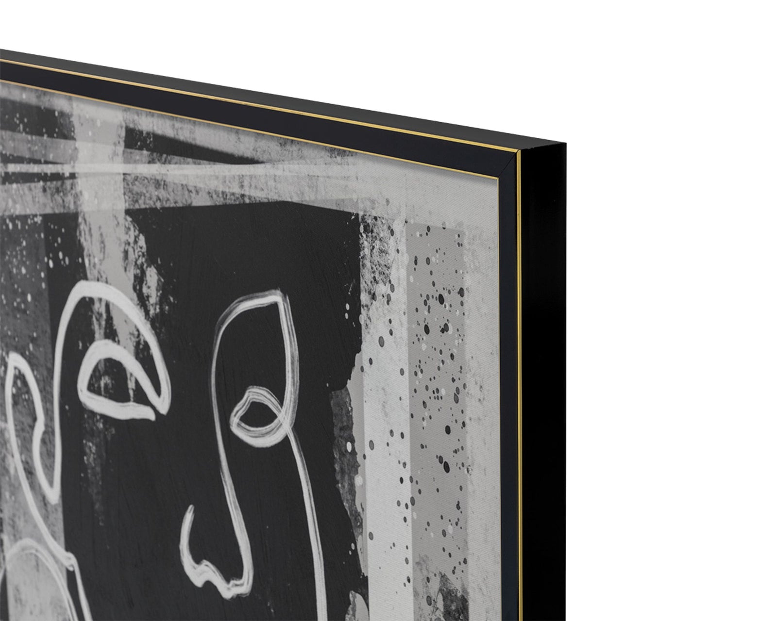 40" X 60" - Black Floater Frame