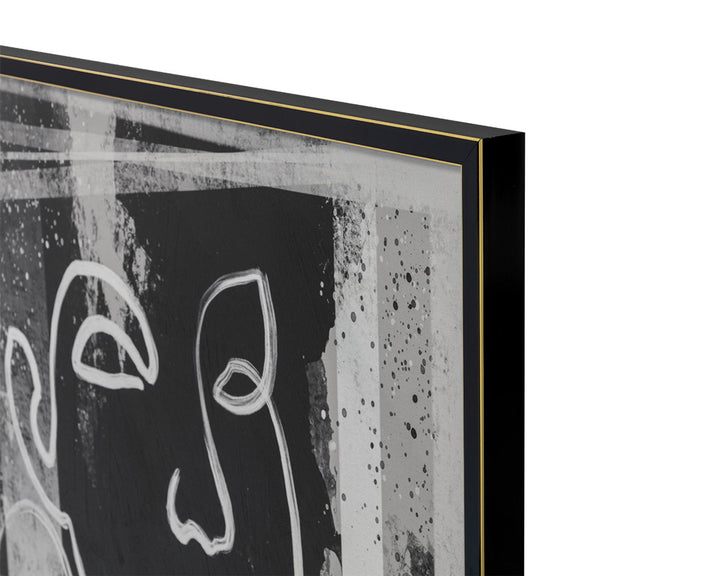 40" X 60" - Black Floater Frame