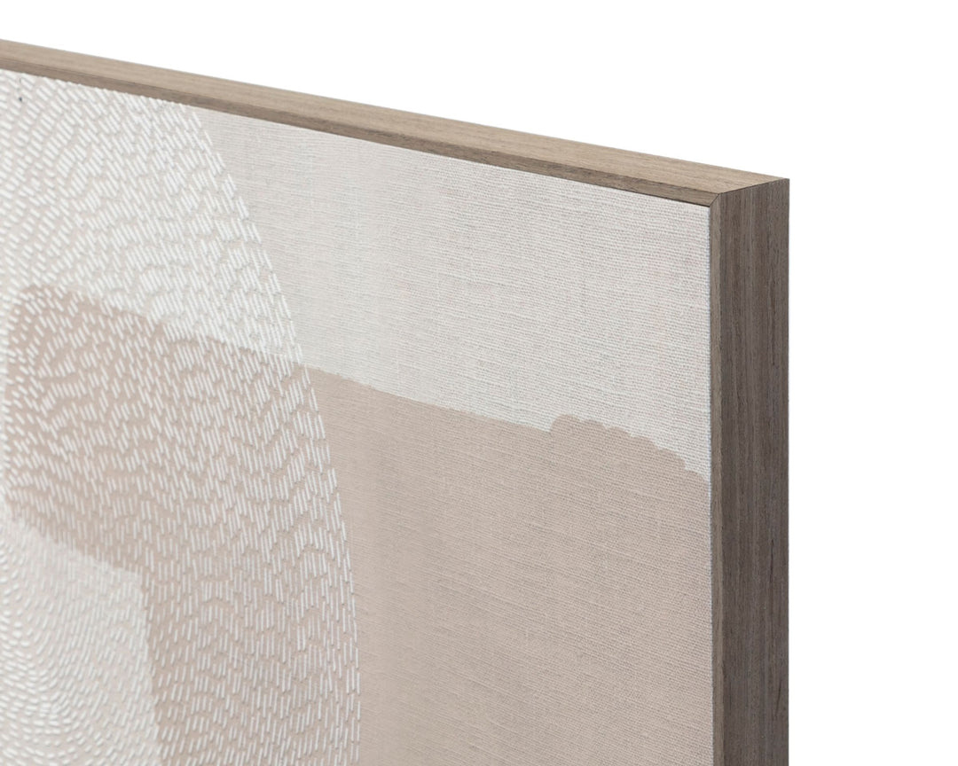 72" X 48" - Light Brown Floater Frame