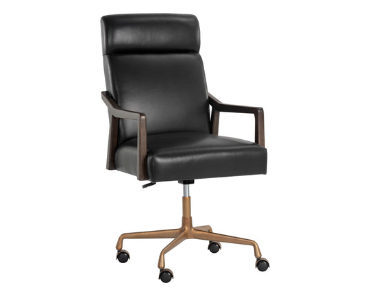 Brown - Cortina Black Leather