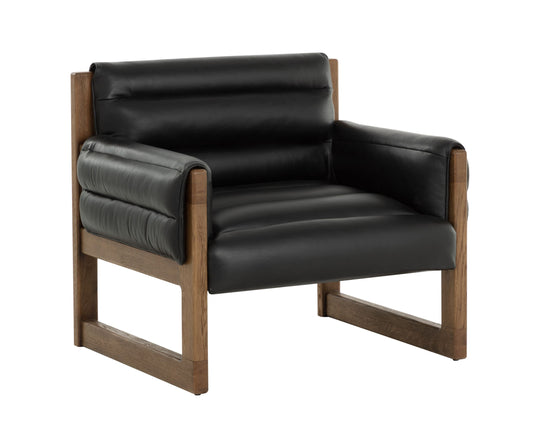 Vintage Black Night Leather