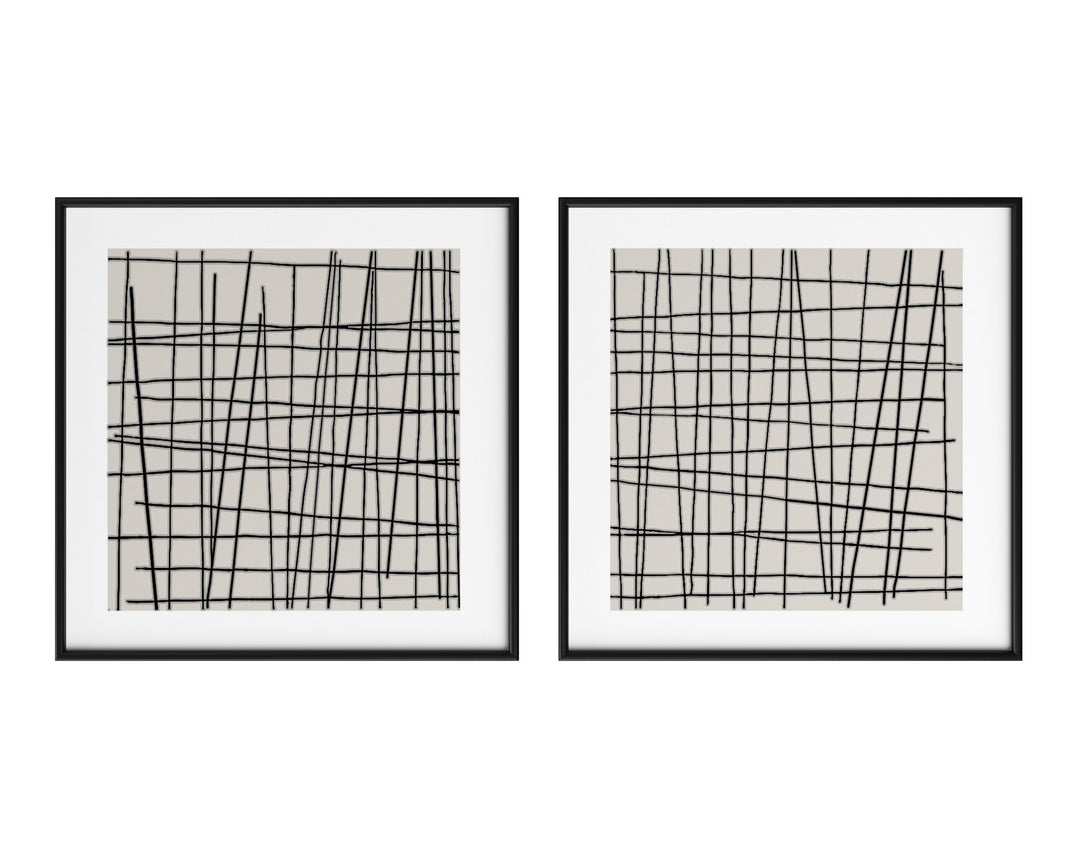 48" X 48" - Black Floater Frame