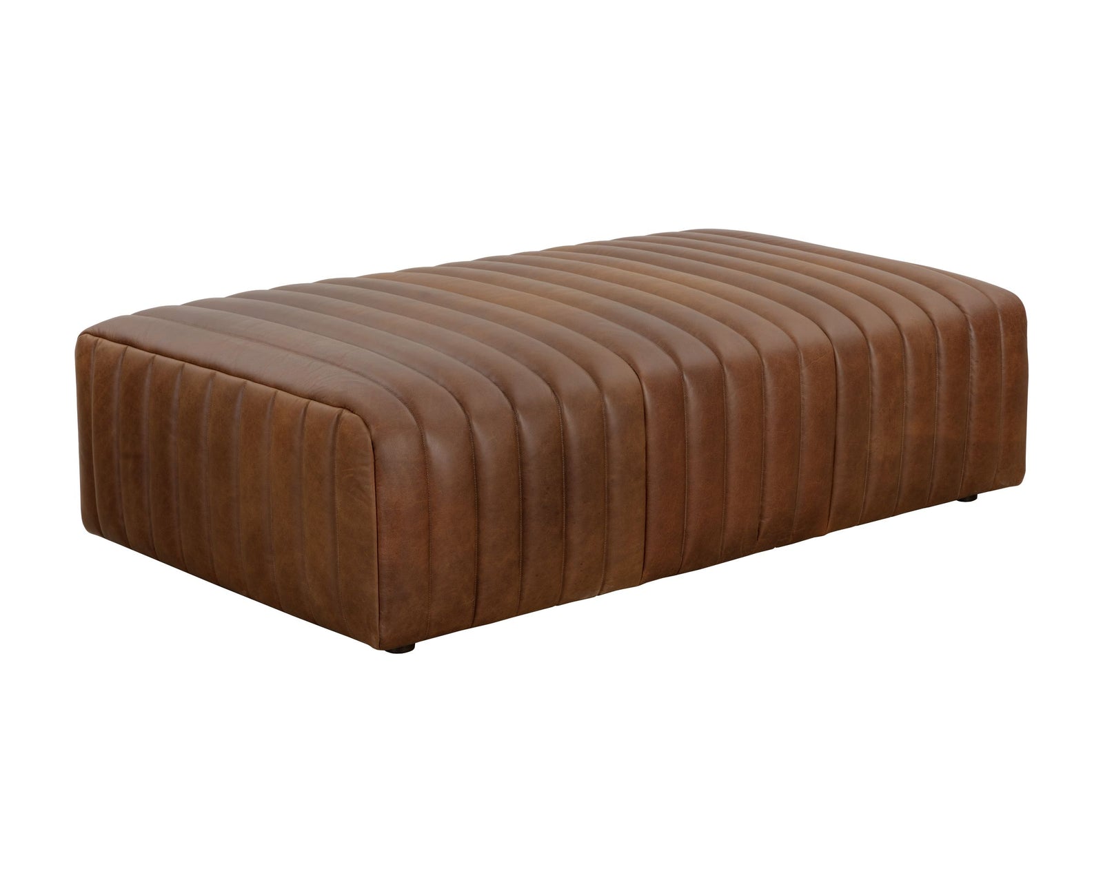 Rectangular - Lucia Tobacco Leather