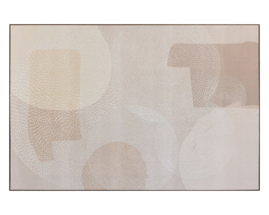 72" X 48" - Light Brown Floater Frame