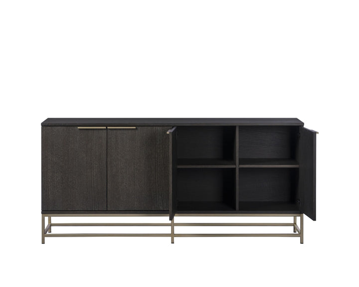 Large - Gold - Charcoal Grey