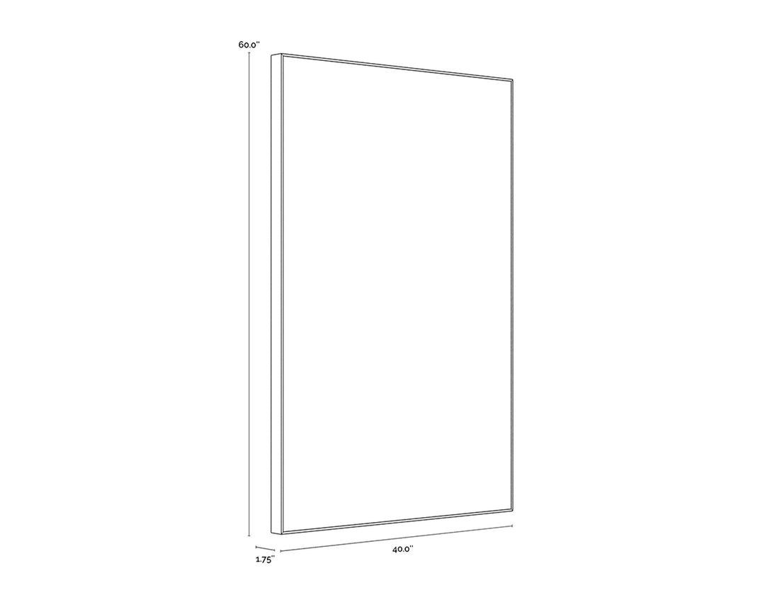 40" X 60" - Black Floater Frame