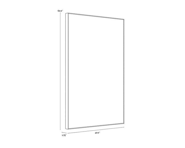 40" X 60" - Black Floater Frame