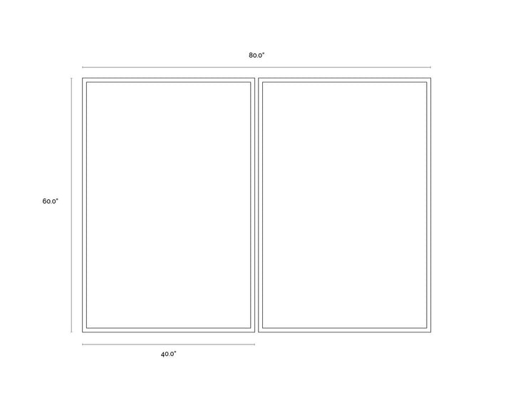 40" X 60" - Charcoal Floater Frame
